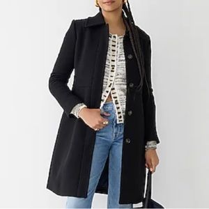 J. Crew New lady day topcoat in Italian double-cloth wool